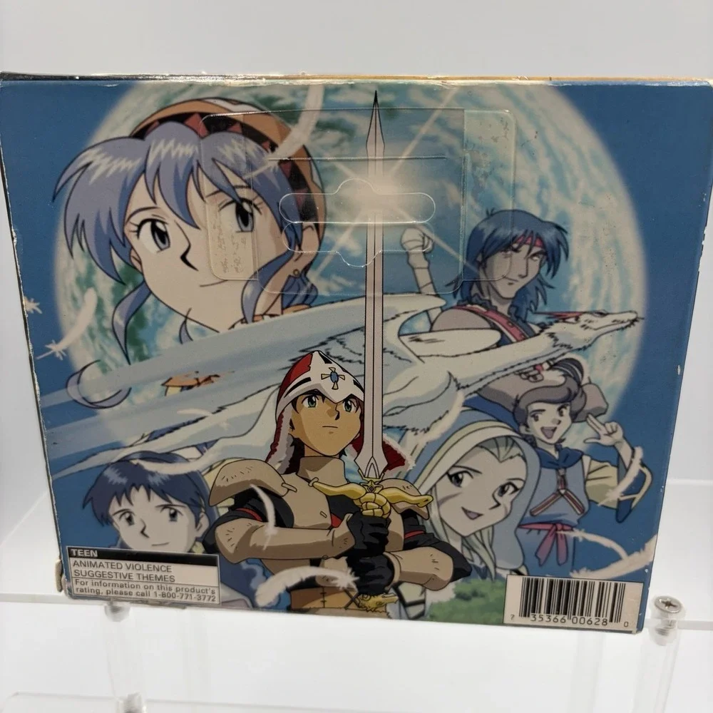 Lunar Silver Star Story Complete Playstation One Map Sealed Hardback‎ Manual